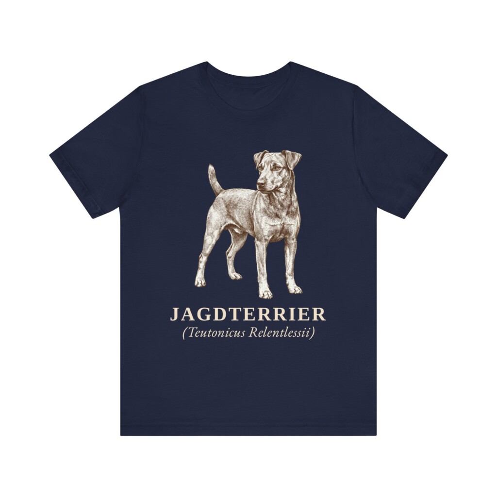 Jagdterrier Latin Shirt, Vintage Dog Sketch Tee, Dog Latin Gift