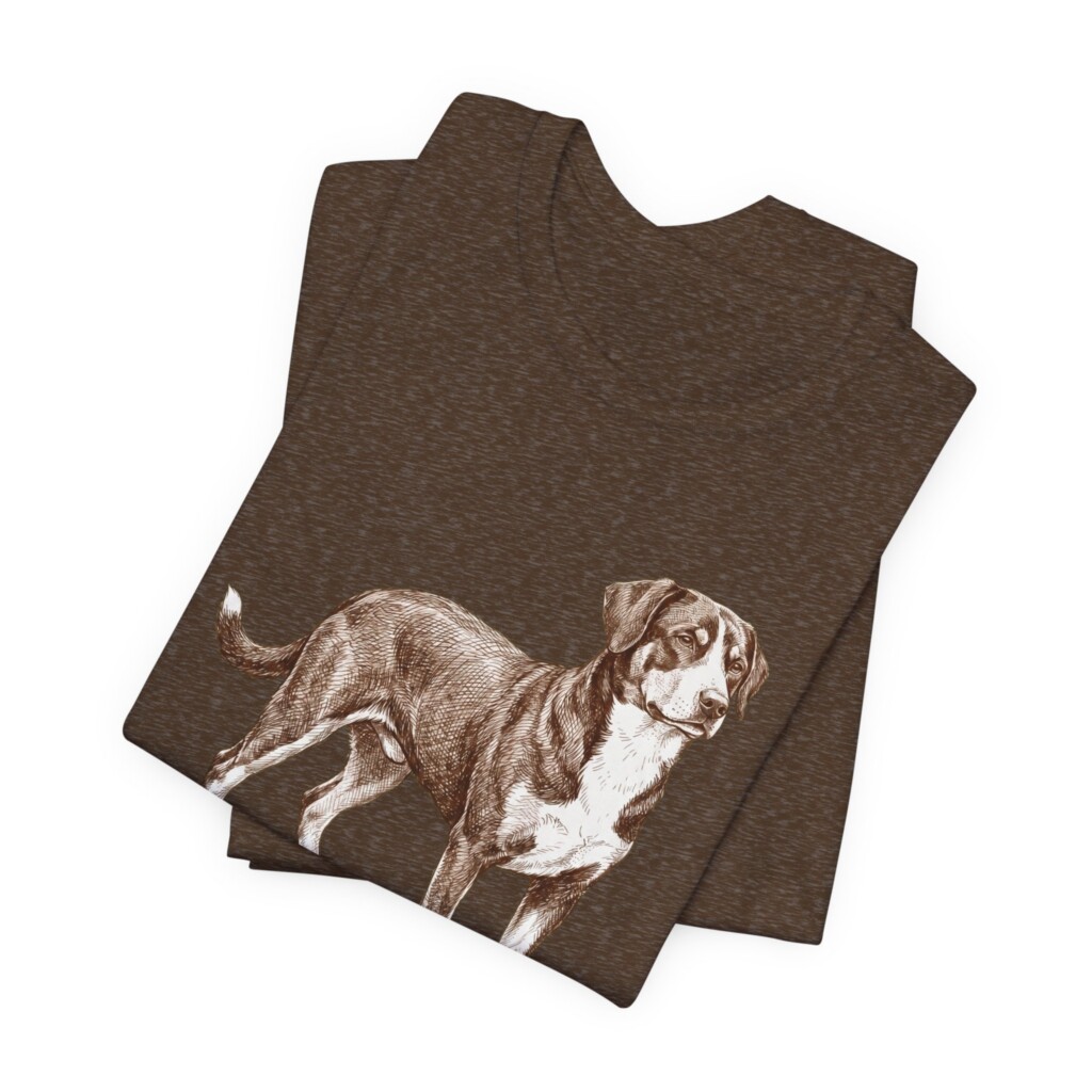 Entlebucher Mountain Dog Shirt, Vintage Dog Sketch Tee, Dog Lover Gift