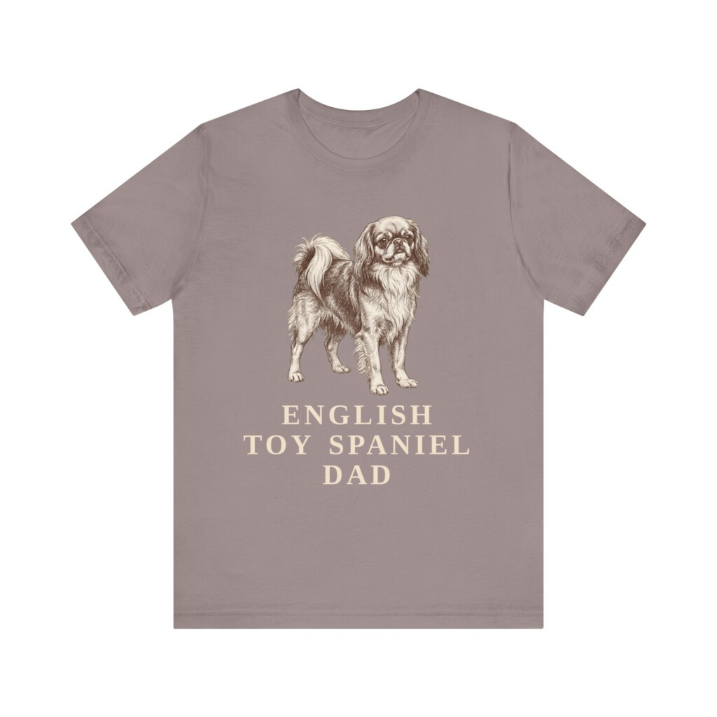 English Toy Spaniel Dad Shirt, Vintage Dog Sketch Tee, Dog Dad Gift English Toy Spaniel Dad Shirt, Vintage Dog Sketch Tee, Dog Dad Gift