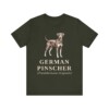 German Pinscher Latin Shirt, Vintage Dog Sketch Tee, Dog Latin Gift