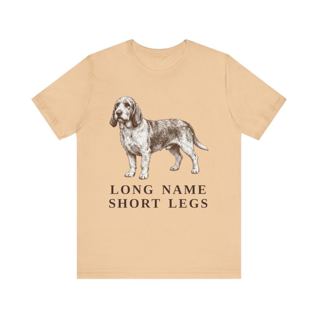 Grand Basset Griffon Vendeen Humor Shirt, Vintage Dog Sketch Tee, Dog Humor Gift