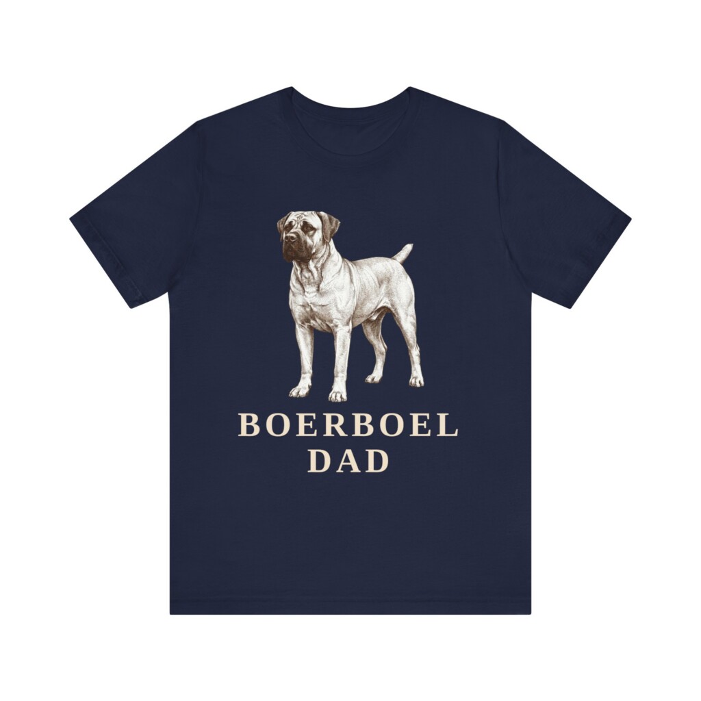 Boerboel Dad Shirt, Vintage Dog Sketch Tee, Dog Dad Gift