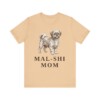Mal-Shi Mom Shirt, Vintage Dog Sketch Tee, Dog Mom Gift