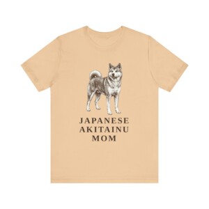 Japanese Akitainu Mom Shirt, Vintage Dog Sketch Tee, Dog Mom Gift