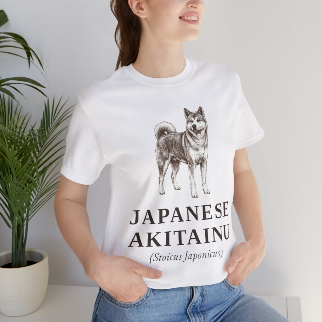 Japanese Akitainu Latin Shirt, Vintage Dog Sketch Tee, Dog Latin Gift Japanese Akitainu Latin Shirt, Vintage Dog Sketch Tee, Dog Latin Gift