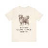 Bearded Collie Humor Shirt, Vintage Dog Sketch Tee, Dog Humor Gift
