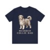 Bearded Collie Dad Shirt, Vintage Dog Sketch Tee, Dog Dad Gift