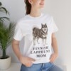 Finnish Lapphund Mom Shirt, Vintage Dog Sketch Tee, Dog Mom Gift