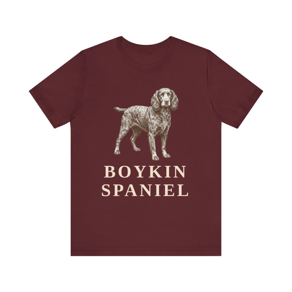 Boykin Spaniel Shirt, Vintage Dog Sketch Tee, Dog Lover Gift