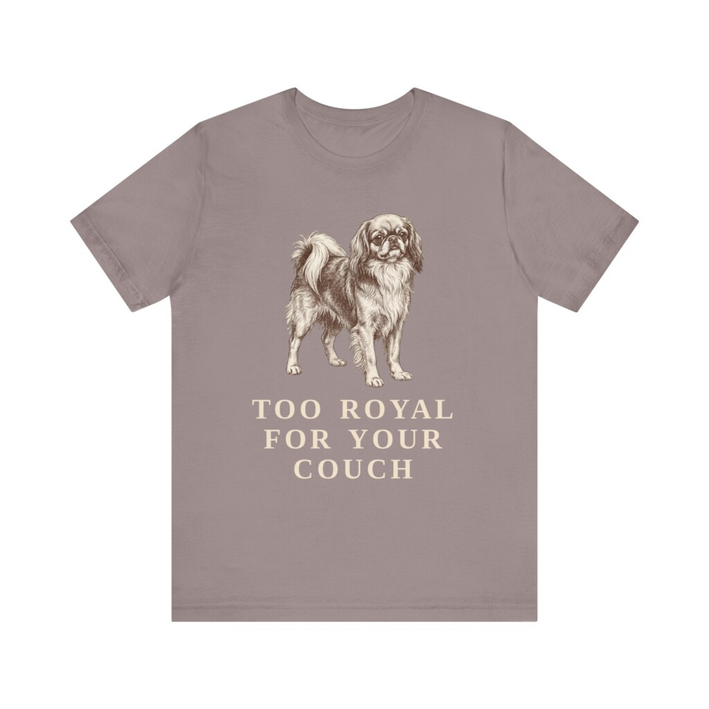 English Toy Spaniel Humor Shirt, Vintage Dog Sketch Tee, Dog Humor Gift