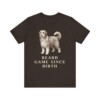 Bearded Collie Humor Shirt, Vintage Dog Sketch Tee, Dog Humor Gift