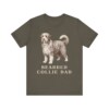 Bearded Collie Dad Shirt, Vintage Dog Sketch Tee, Dog Dad Gift