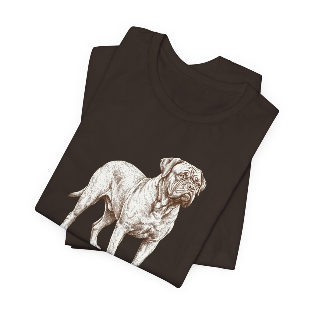 Dogue de Bordeaux Mom Shirt, Vintage Dog Sketch Tee, Dog Mom Gift