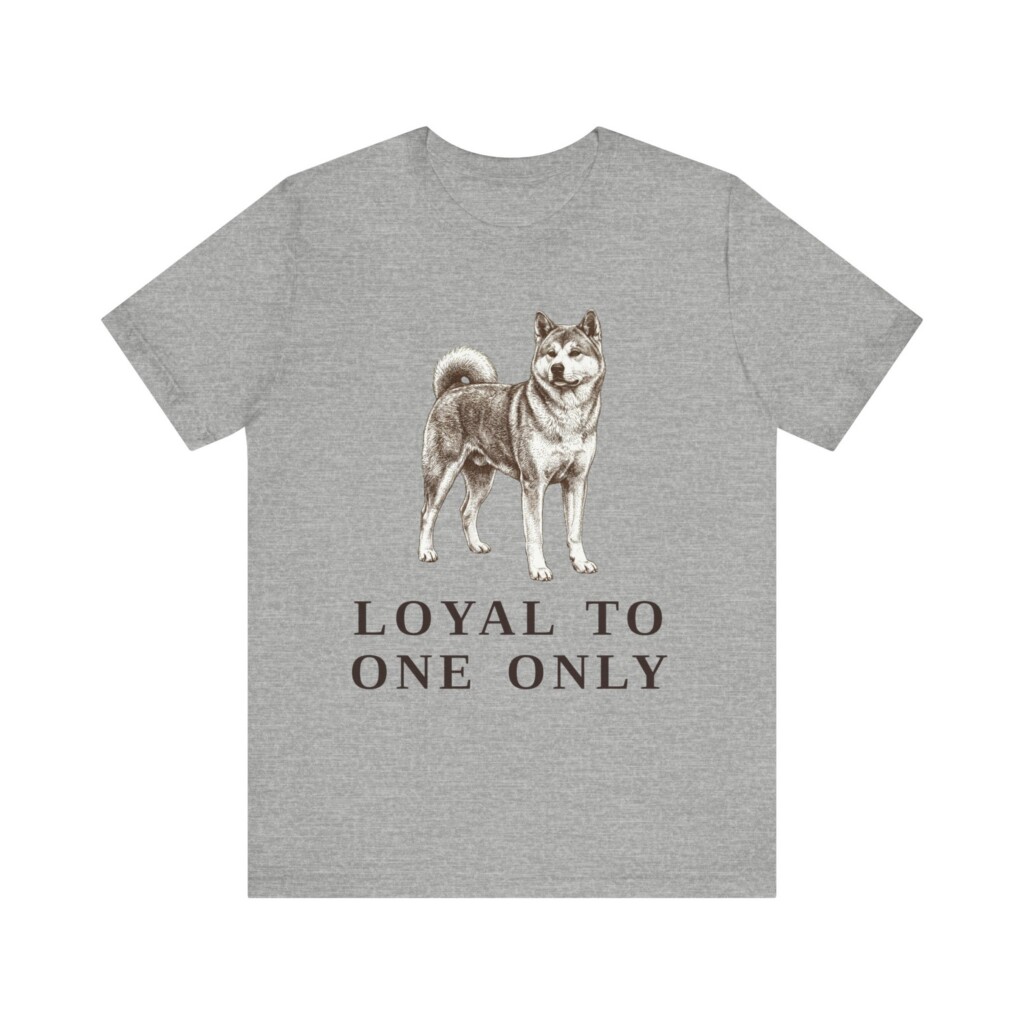 Japanese Akitainu Humor Shirt, Vintage Dog Sketch Tee, Dog Humor Gift