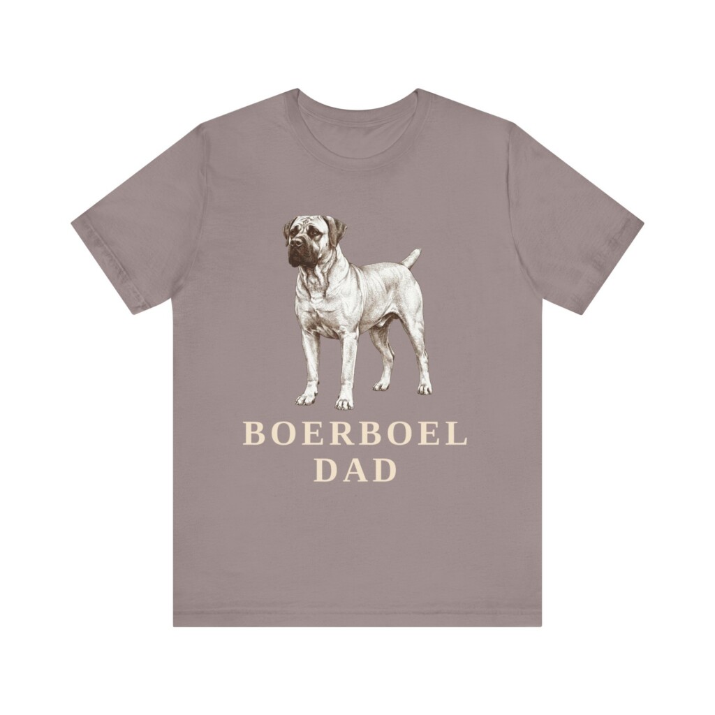 Boerboel Dad Shirt, Vintage Dog Sketch Tee, Dog Dad Gift