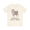German Spitz Mom Shirt, Vintage Dog Sketch Tee, Dog Mom Gift