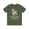 Yorkshire Terrier Latin Shirt, Vintage Dog Sketch Tee, Dog Latin Gift