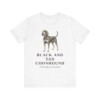 Black and Tan Coonhound Latin Shirt, Vintage Dog Sketch Tee, Dog Latin Gift