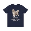 Bearded Collie Humor Shirt, Vintage Dog Sketch Tee, Dog Humor Gift
