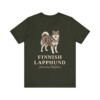 Finnish Lapphund Latin Shirt, Vintage Dog Sketch Tee, Dog Latin Gift