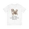 Bearded Collie Humor Shirt, Vintage Dog Sketch Tee, Dog Humor Gift