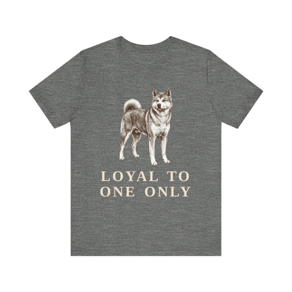 Japanese Akitainu Humor Shirt, Vintage Dog Sketch Tee, Dog Humor Gift