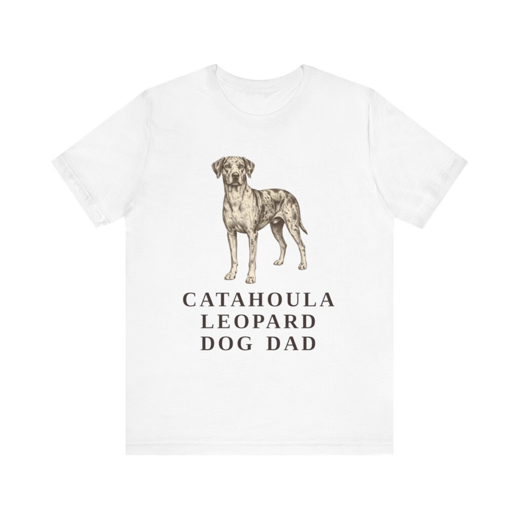 Catahoula Leopard Dog Dad Shirt, Vintage Dog Sketch Tee, Dog Dad Gift Catahoula Leopard Dog Dad Shirt, Vintage Dog Sketch Tee, Dog Dad Gift