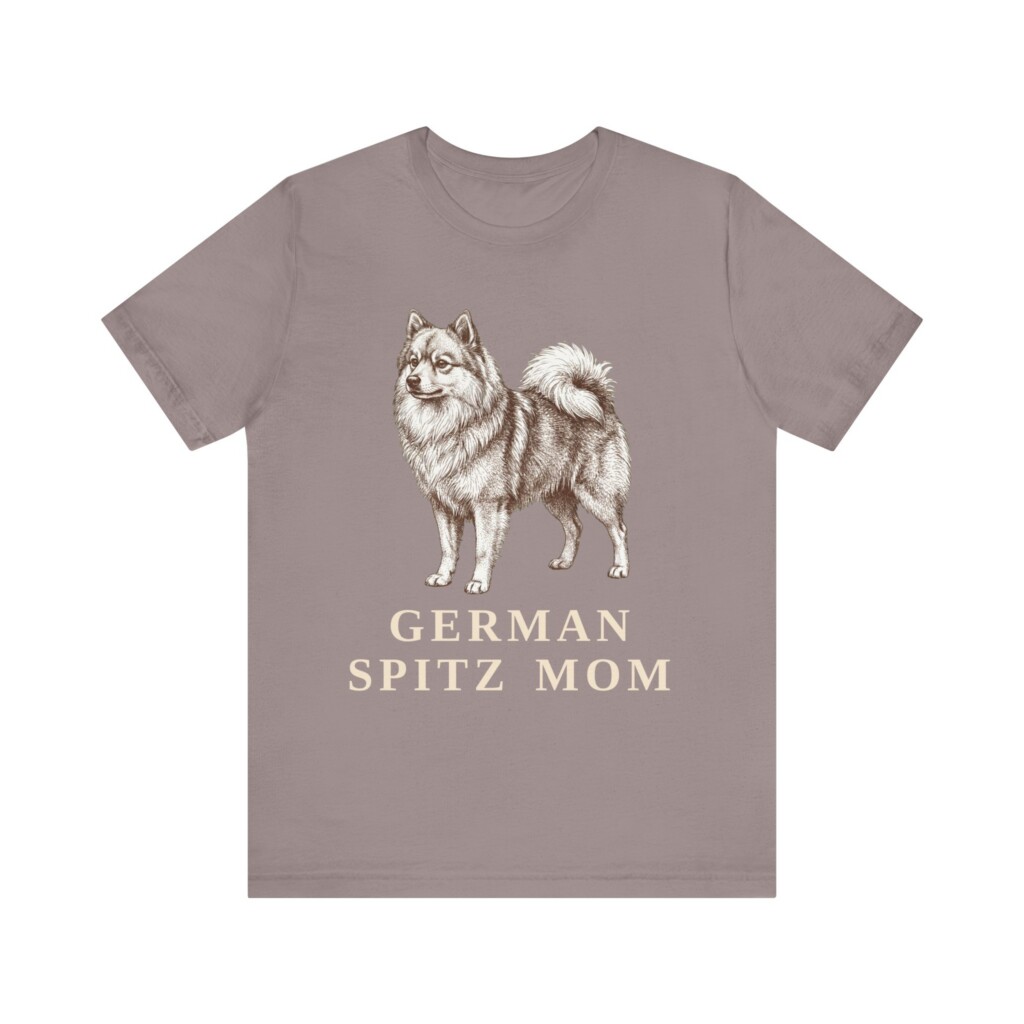 German Spitz Mom Shirt, Vintage Dog Sketch Tee, Dog Mom Gift