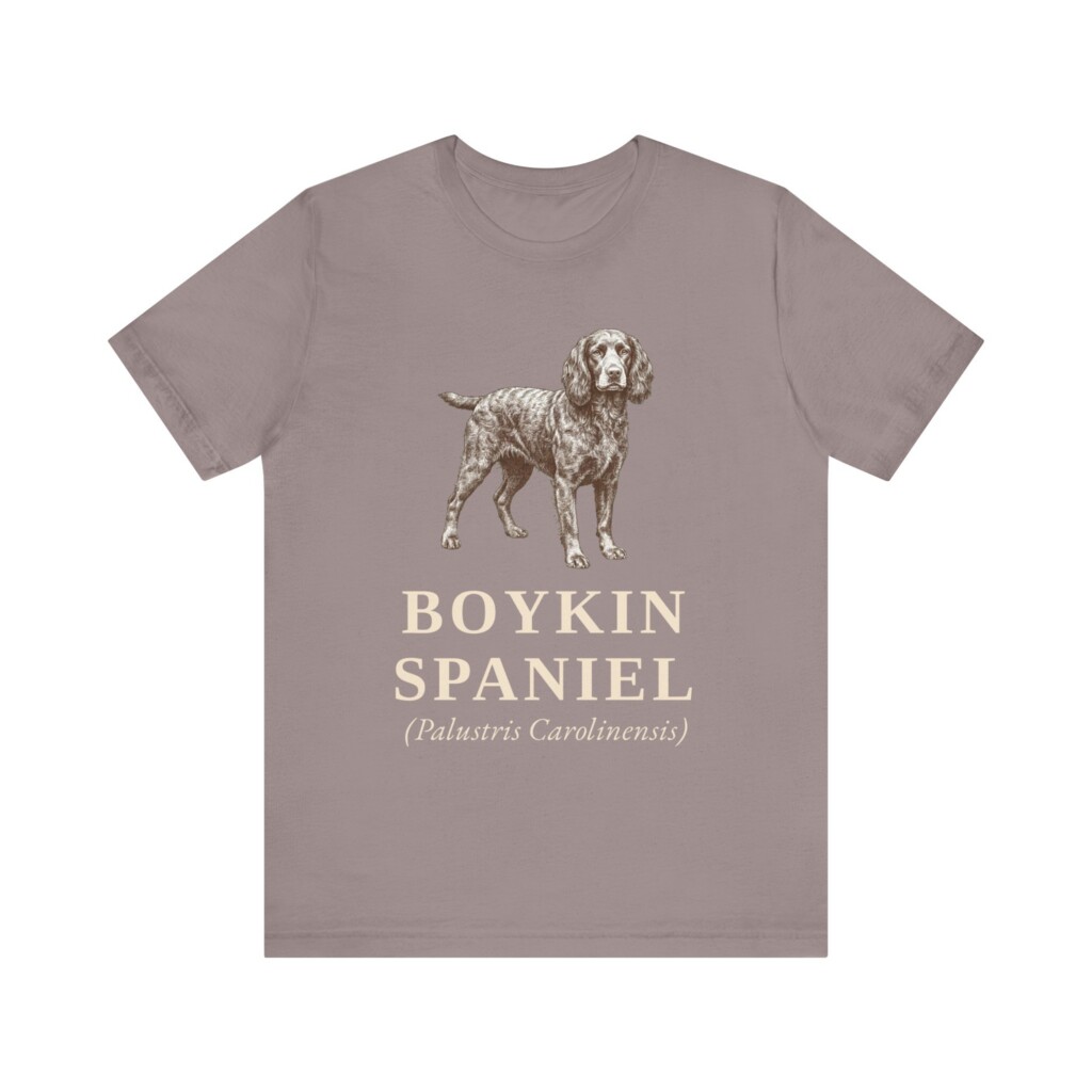 Boykin Spaniel Latin Shirt, Vintage Dog Sketch Tee, Dog Latin Gift