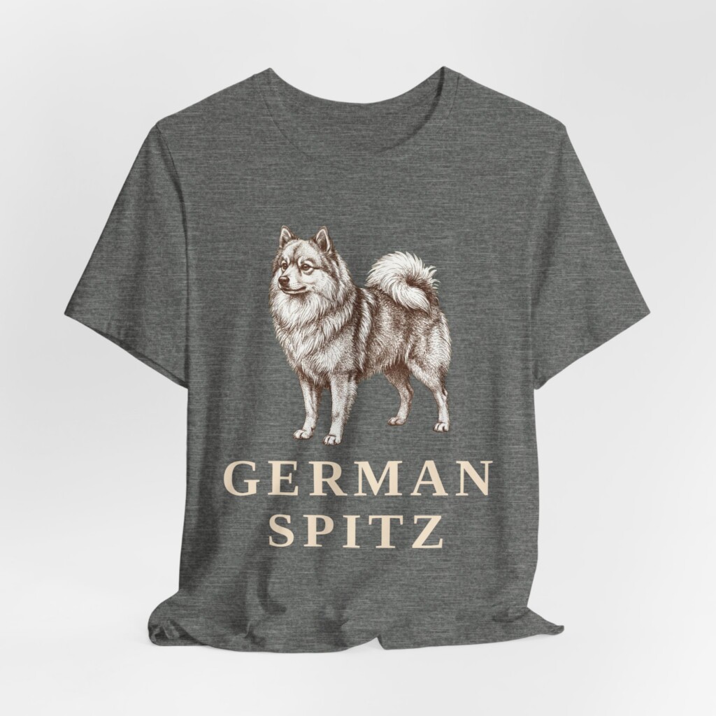 German Spitz Shirt, Vintage Dog Sketch Tee, Dog Lover Gift