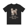 Bearded Collie Humor Shirt, Vintage Dog Sketch Tee, Dog Humor Gift