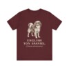 English Toy Spaniel Latin Shirt, Vintage Dog Sketch Tee, Dog Latin Gift