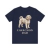 Cavachon Dad Shirt, Vintage Dog Sketch Tee, Dog Dad Gift