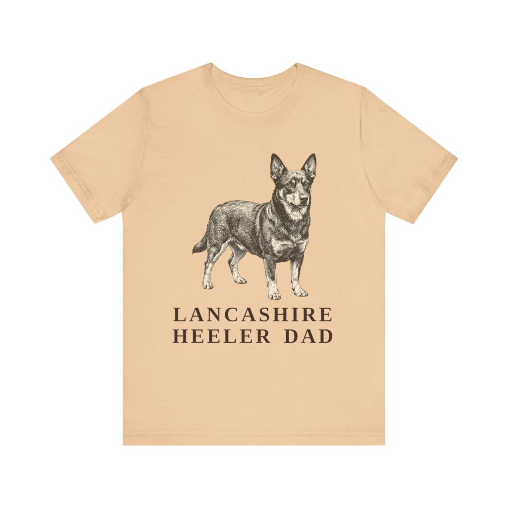Lancashire Heeler Dad Shirt, Vintage Dog Sketch Tee, Dog Dad Gift Lancashire Heeler Dad Shirt, Vintage Dog Sketch Tee, Dog Dad Gift