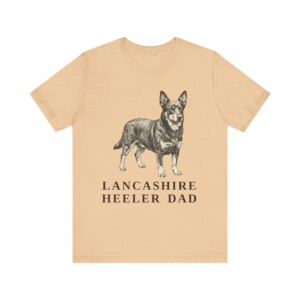 Lancashire Heeler Dad Shirt, Vintage Dog Sketch Tee, Dog Dad Gift