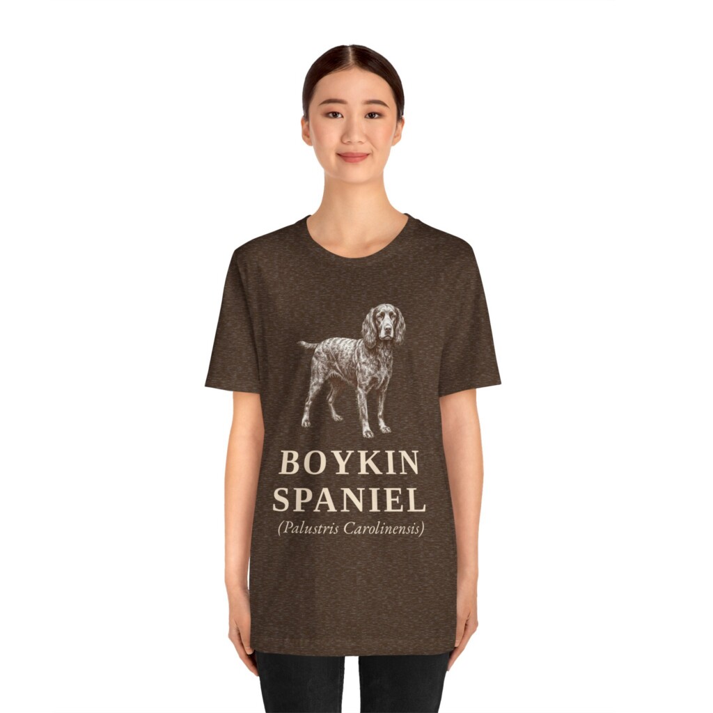 Boykin Spaniel Latin Shirt, Vintage Dog Sketch Tee, Dog Latin Gift