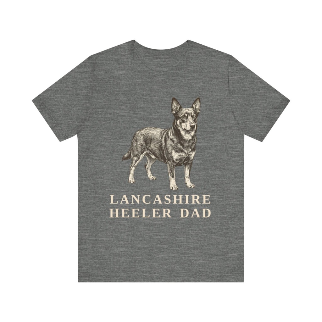 Lancashire Heeler Dad Shirt, Vintage Dog Sketch Tee, Dog Dad Gift Lancashire Heeler Dad Shirt, Vintage Dog Sketch Tee, Dog Dad Gift