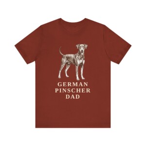 German Pinscher Dad Shirt, Vintage Dog Sketch Tee, Dog Dad Gift