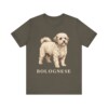 Bolognese Shirt, Vintage Dog Sketch Tee, Dog Lover Gift