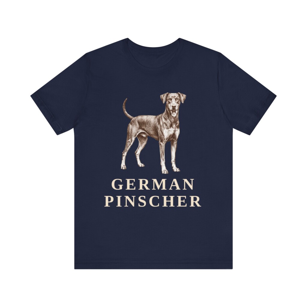 German Pinscher Shirt, Vintage Dog Sketch Tee, Dog Lover Gift