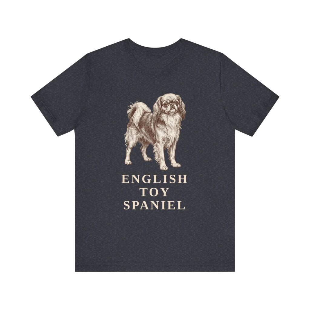 English Toy Spaniel Shirt, Vintage Dog Sketch Tee, Dog Lover Gift English Toy Spaniel Shirt, Vintage Dog Sketch Tee, Dog Lover Gift