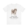 English Toy Spaniel Latin Shirt, Vintage Dog Sketch Tee, Dog Latin Gift