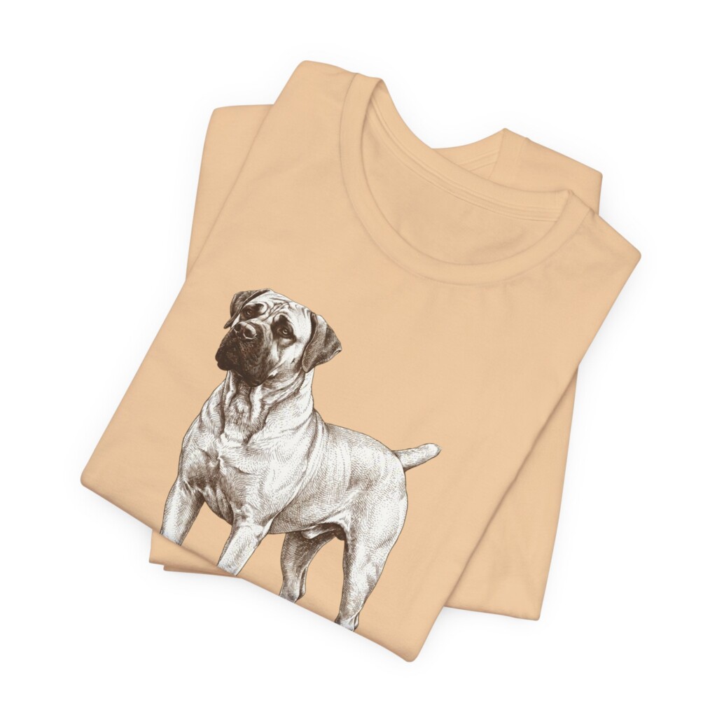 Boerboel Dad Shirt, Vintage Dog Sketch Tee, Dog Dad Gift