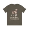 German Pinscher Shirt, Vintage Dog Sketch Tee, Dog Lover Gift