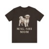 Mal-Shi Mom Shirt, Vintage Dog Sketch Tee, Dog Mom Gift