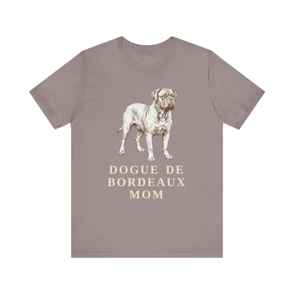 Dogue de Bordeaux Mom Shirt, Vintage Dog Sketch Tee, Dog Mom Gift