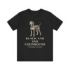Black and Tan Coonhound Latin Shirt, Vintage Dog Sketch Tee, Dog Latin Gift