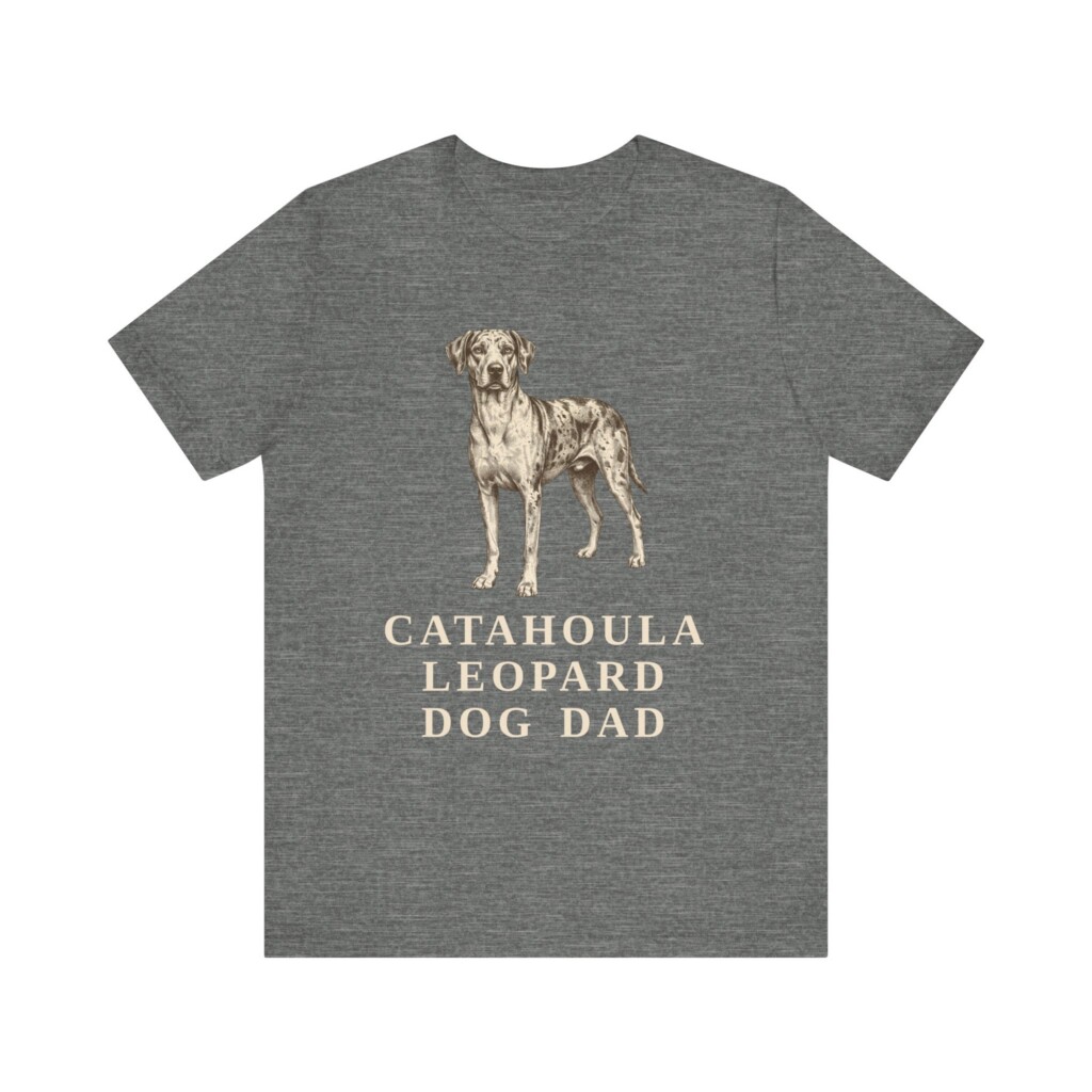 Catahoula Leopard Dog Dad Shirt, Vintage Dog Sketch Tee, Dog Dad Gift Catahoula Leopard Dog Dad Shirt, Vintage Dog Sketch Tee, Dog Dad Gift