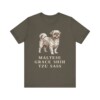 Mal-Shi Humor Shirt, Vintage Dog Sketch Tee, Dog Humor Gift Mal-Shi Humor Shirt, Vintage Dog Sketch Tee, Dog Humor Gift