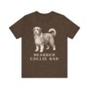 Bearded Collie Dad Shirt, Vintage Dog Sketch Tee, Dog Dad Gift